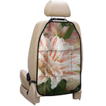 White And Pink Amaryllis Print Car Seat Organizers