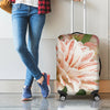 White And Pink Amaryllis Print Luggage Cover