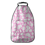 White And Pink Cow Print Car Seat Organizers