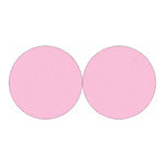 White And Pink Zigzag Pattern Print Car Coasters