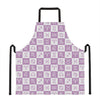 White And Purple Zodiac Signs Print Apron