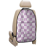 White And Purple Zodiac Signs Print Car Seat Organizers