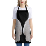 White Angel Wings Print Apron