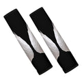 White Angel Wings Print Car Seat Belt Covers