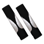 White Angel Wings Print Car Seat Belt Covers