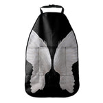 White Angel Wings Print Car Seat Organizers