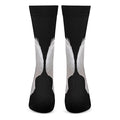 White Angel Wings Print Crew Socks