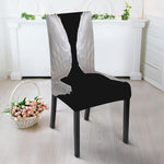 White Angel Wings Print Dining Chair Slipcover