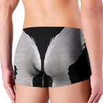 White Angel Wings Print Men's Boxer Briefs