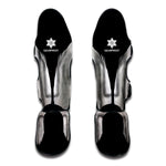 White Angel Wings Print Muay Thai Shin Guard
