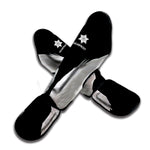 White Angel Wings Print Muay Thai Shin Guard