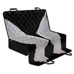 White Angel Wings Print Pet Car Back Seat Cover
