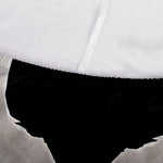 White Angel Wings Print Sofa Cover