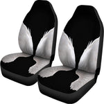 White Angel Wings Print Universal Fit Car Seat Covers