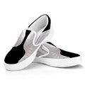 White Angel Wings Print White Slip On Sneakers