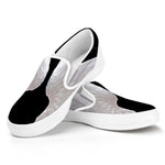 White Angel Wings Print White Slip On Shoes