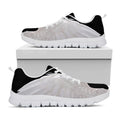 White Angel Wings Print White Running Shoes