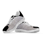 White Angel Wings Print White Sneakers