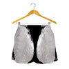 White Angel Wings Print Women's Shorts