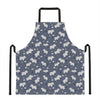 White Baby Polar Bear Pattern Print Apron