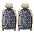 White Baby Polar Bear Pattern Print Car Seat Organizers