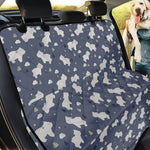 White Baby Polar Bear Pattern Print Pet Car Back Seat Cover