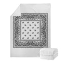 White Bandana Blanket