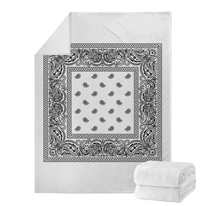 White Bandana Blanket