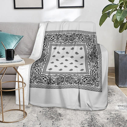 White Bandana Blanket