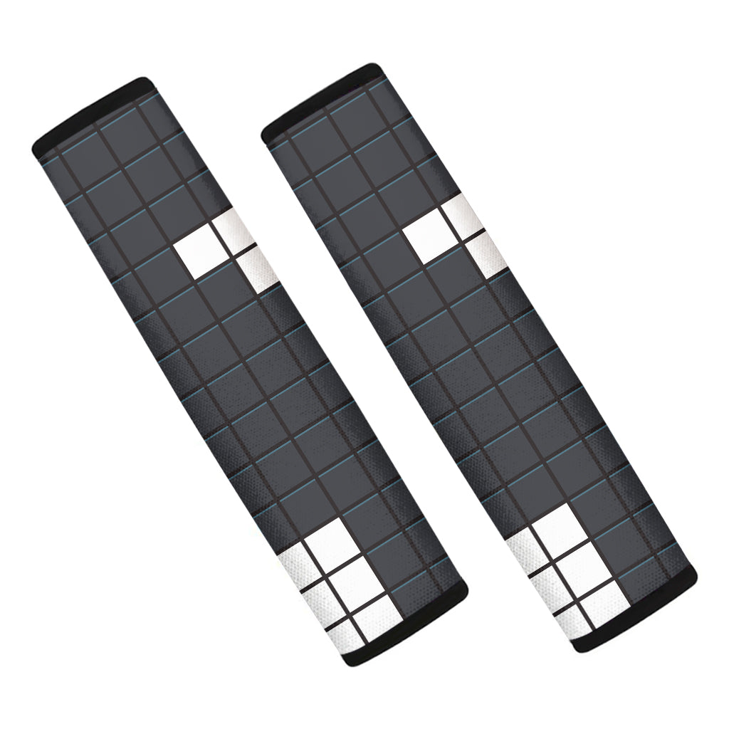 White Brick Puzzle Video Game Print Car Seat Belt Covers