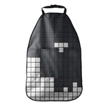 White Brick Puzzle Video Game Print Car Seat Organizers