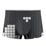 White Brick Puzzle Video Game Print Men's Boxer Briefs