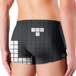White Brick Puzzle Video Game Print Men's Boxer Briefs