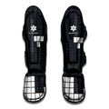 White Brick Puzzle Video Game Print Muay Thai Shin Guards
