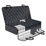 White Brick Puzzle Video Game Print Pet Car Back Seat Cover