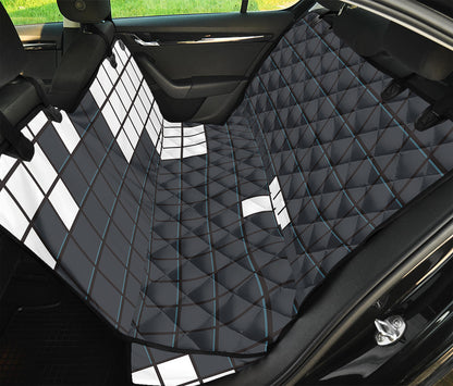 White Brick Puzzle Video Game Print Pet Car Back Seat Cover