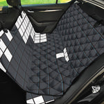 White Brick Puzzle Video Game Print Pet Car Back Seat Cover