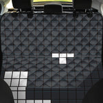 White Brick Puzzle Video Game Print Pet Car Back Seat Cover