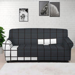White Brick Puzzle Video Game Print Sofa Cover