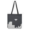 White Brick Puzzle Video Game Print Tote Bag