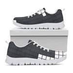 White Brick Puzzle Video Game Print White Sneakers