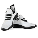 White Brown Smooth Marble Print Mesh Knit Shoes GearFrost
