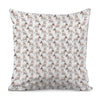 White Bull Terrier Pattern Print Pillow Cover