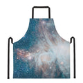 White Cloud Galaxy Space Print Apron