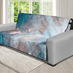 White Cloud Galaxy Space Print Futon Protector