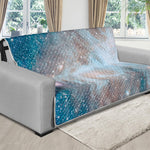 White Cloud Galaxy Space Print Futon Protector