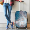 White Cloud Galaxy Space Print Luggage Cover GearFrost