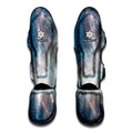 White Cloud Galaxy Space Print Muay Thai Shin Guards
