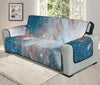 White Cloud Galaxy Space Print Oversized Sofa Protector