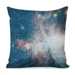 White Cloud Galaxy Space Print Pillow Cover